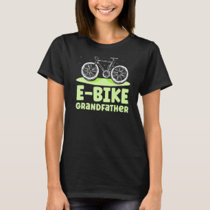 Camiseta E Avô de bicicleta Biker Elétrico Ciclo de bicicle