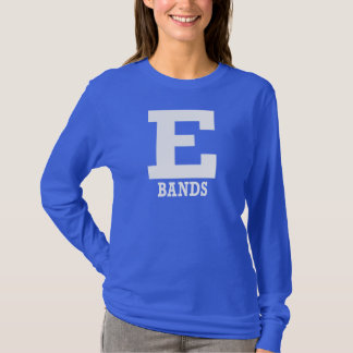 Camiseta E-Banda Mens/Womens Blue Long Sleeve