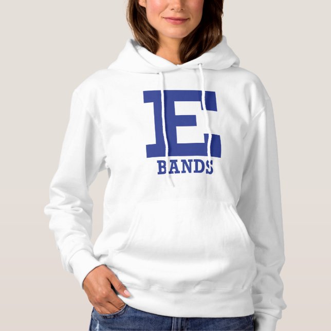 Camiseta E-Banda Mens/Womens White (Frente)