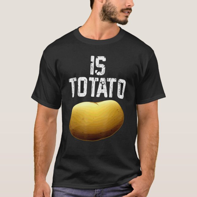 Camiseta É Batata, Como Se Vê Na Televisão Noturna De Tarde (Frente)