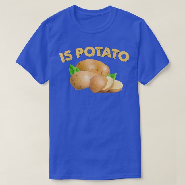 Camiseta É Batata Como Se Vê Na Televisão Noturna Tarde (Frente do Design)