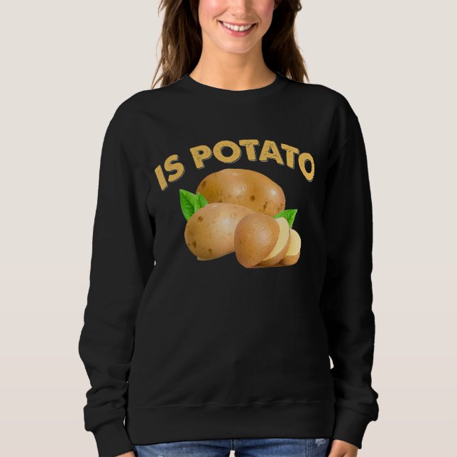 Camiseta É Batata Como Se Vê Na Televisão Noturna Tarde (Frente)