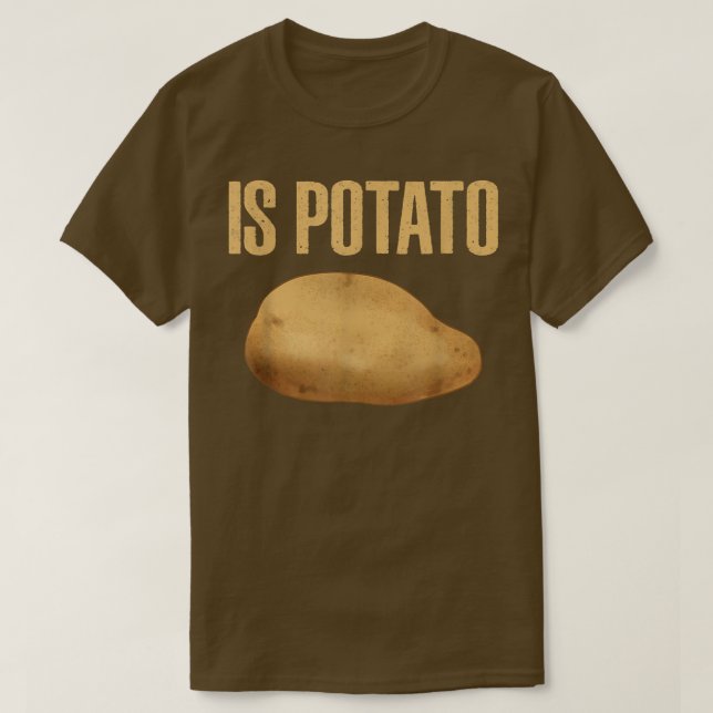 Camiseta É Batata - Como Se Vê Na Televisão Noturna Tarde13 (Frente do Design)