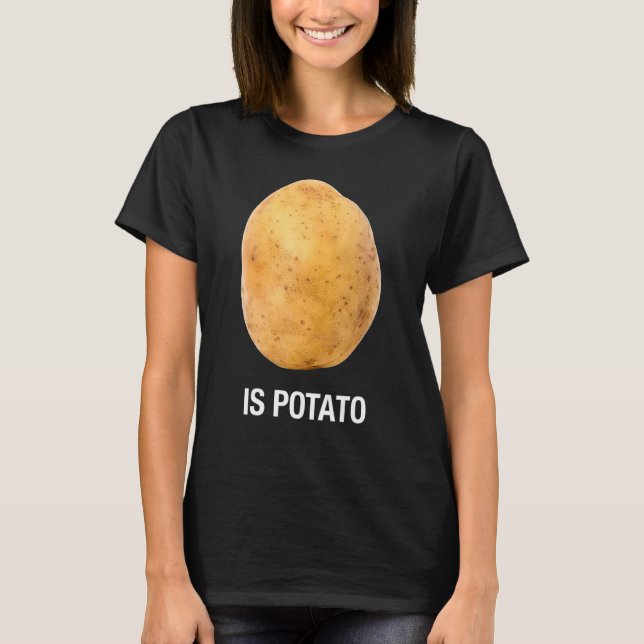 Camiseta É Batata - Como Se Vê Na Televisão Noturna Tarde E (Frente)