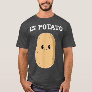 Camiseta É Batata De Batata Engraçada Na Televisão Noturna 