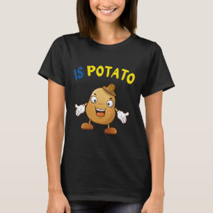Camiseta É Batata Engraçado Ucrânia Piada Apoie Ucrânia É P