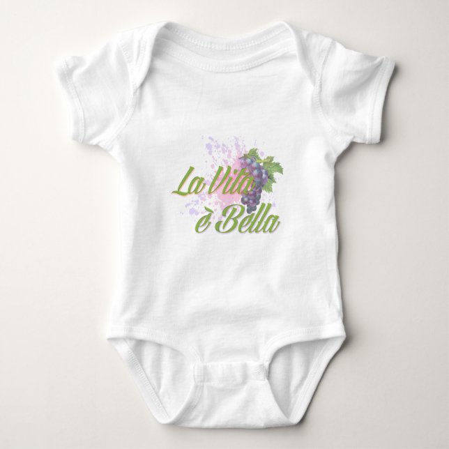 Camiseta E Bella de Vita do La (Frente)