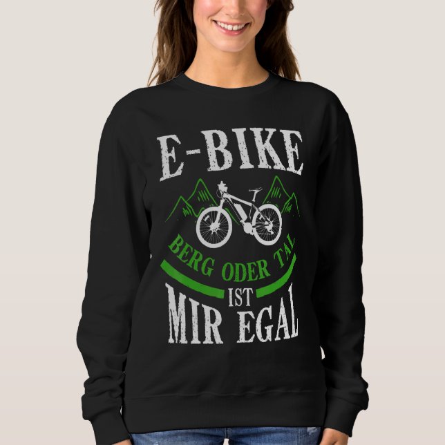 Camiseta E Bicicleta De Bicicleta Elétrica De Bicicleta E D (Frente)