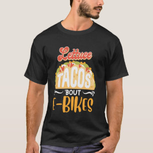 Camiseta E-Bike ALFACE FALANDO SOBRE E-BIKES Bicicleta Elét