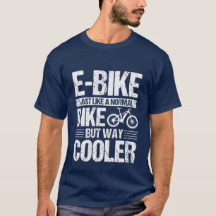 Camiseta E-Bike como uma bicicleta normal, mas muito mais f