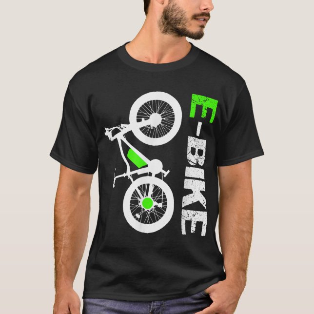 Camiseta E-Bike - Presente de bicicleta elétrica Legal (Frente)