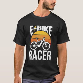 Camiseta E-Bike Racer Cyclist Cycling Rider Electric
