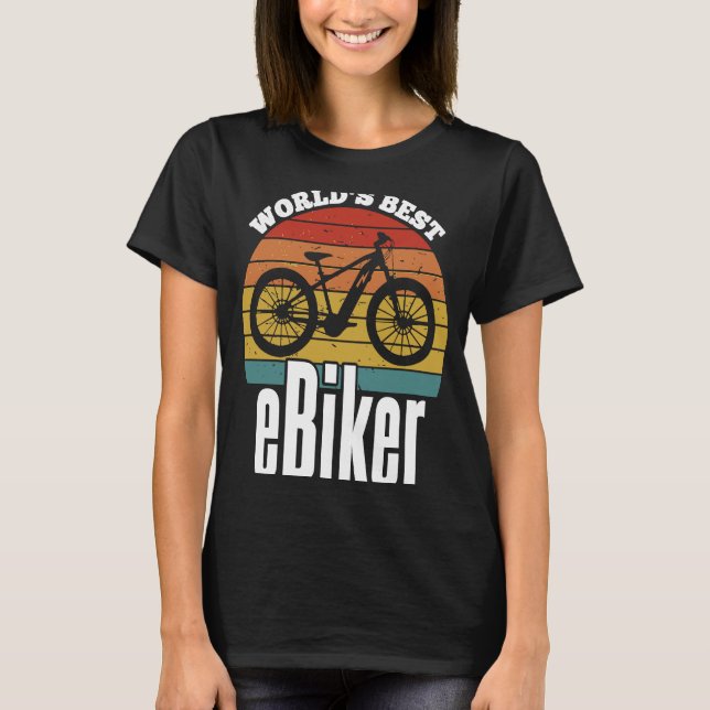 Camiseta E Biking   Greatest E Biker Appreciation E Bike (Frente)