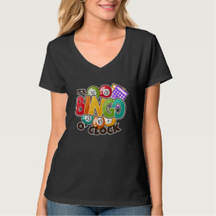 Camiseta É Bingo O Clock Bingo Caller Shirt Bingo Engraçado