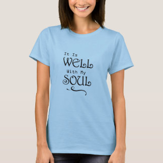 Camiseta É bom com a minha alma