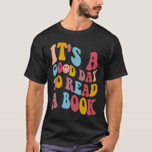 Camiseta É Bom Dia Para Ler Livros Leitura na Biblioteca