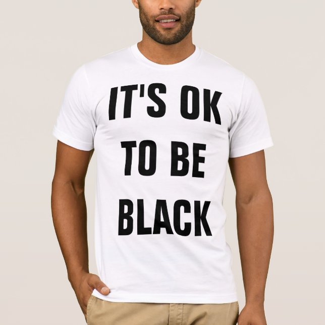 CAMISETA É BOM SER BRANCO (Frente)