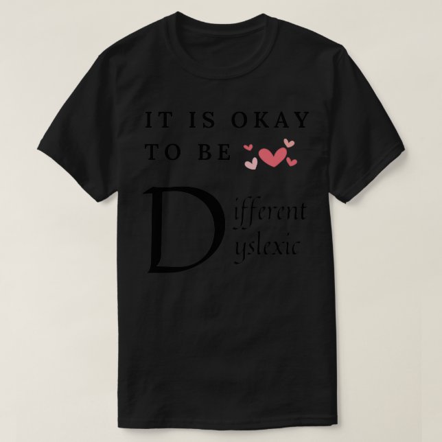 Camiseta É bom ser diferente (Frente do Design)