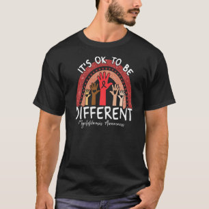 Camiseta É bom ser diferente em mielofibrose.