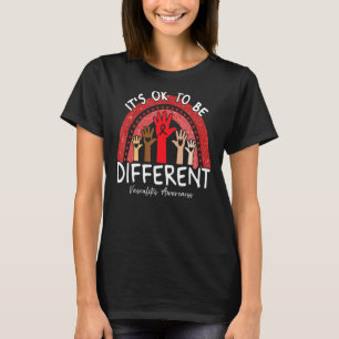 Camiseta É bom ser diferente em termos de consciência de va