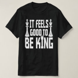 Camiseta É Bom Ser Rei, Xadrez