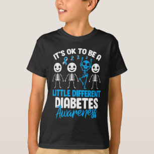 Camiseta É bom ser um pouco diferente de diabetes