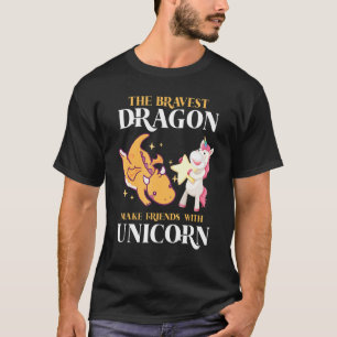 Camiseta É bom ser um Unicórnio para ser um mítico dragão