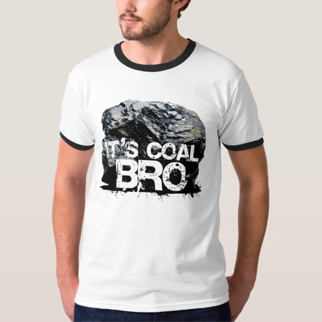 CAMISETA É CARVÃO, MANO (Frente)