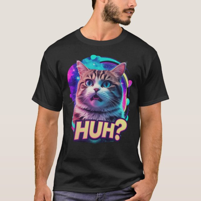 Camiseta É? Cat Meme (Frente)
