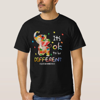 Camiseta É certo ser diferente elefante de consciência do a