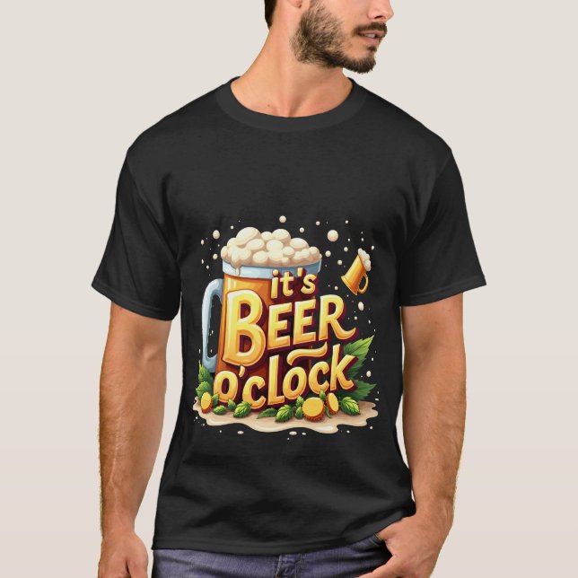 Camiseta é cerveja às 23h (Frente)