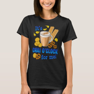 Camiseta É Chai O Clock Engraçado Café Tea Beber