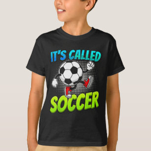 Camiseta É Chamada Futebol Caricatura Divertida Bola Grafit