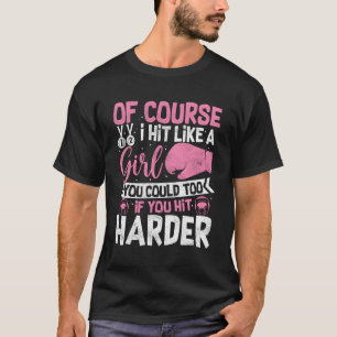 Camiseta É Claro Que Eu Acertei Como Uma Boxing De Gancheta