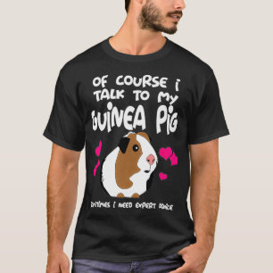 Camiseta É Claro Que Falo Com A Minha Guiné.