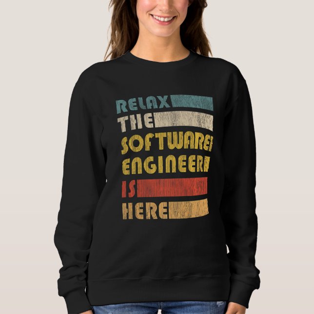 Camiseta É Codificação Relax Engenheiro de Software (Frente)