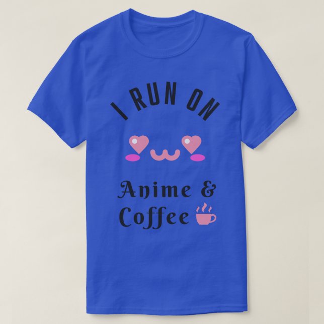 Camiseta E Coffee Kawaii Cosplay Geek Fan (Frente do Design)
