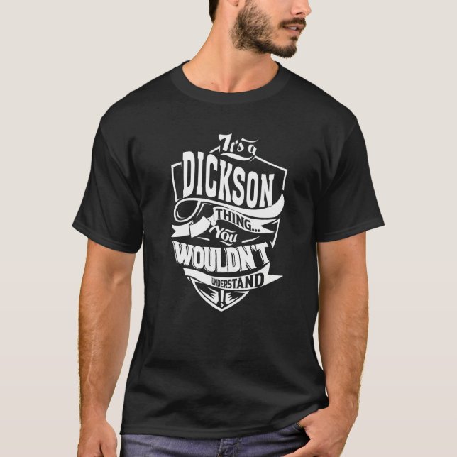 Camiseta É Coisa de Dickson (Frente)