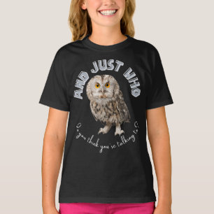 Camiseta E com quem você acha que está falando?