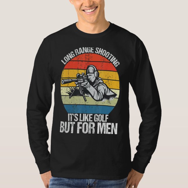 Camiseta É como Golfe, mas para homens Ret (Frente)