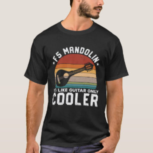 Camiseta É como tocador de bandolim de guitarra músico músi