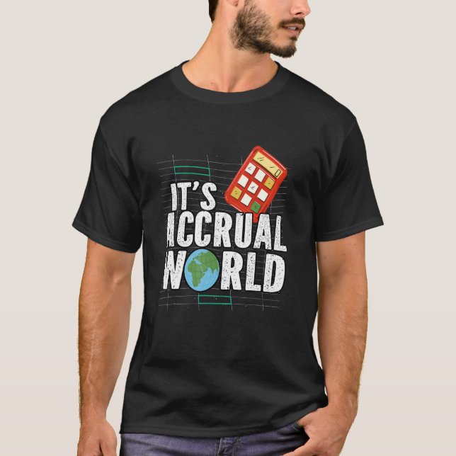 Camiseta É Contabilidade Pública Mundial do Accrual (Frente)