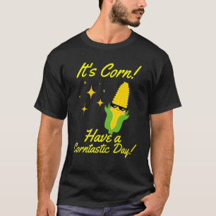 Camiseta É Corn Word Pun Corntastic Day Costume Kids Wo