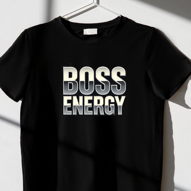Camiseta É Dando Energia ao Chefe (Criador carregado)