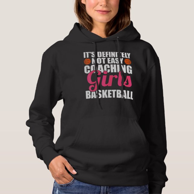 Camiseta É Definitivamente Treinador de Basquete Assistente (Frente)