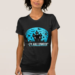 Camiseta É design de morcego de casa assombrada de Hallowee