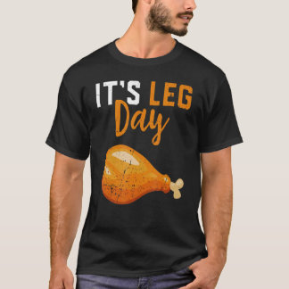Camiseta É Dia das Pernas, Pernas, Homens de Ação de Graças