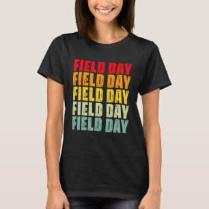 Camiseta É dia de campo Ya'll Teacher Field Day 2022 Retro