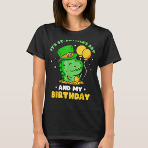 Camiseta É Dia de São Patrício e minha Rua verde de anivers
