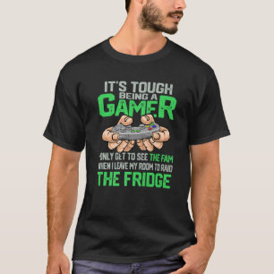 Camiseta É difícil ser um Video games de jogador dizendo pa